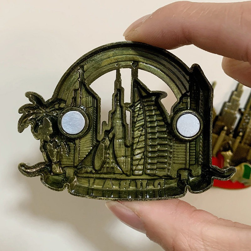 ドバイ 3D 冷蔵庫マグネット飾り金属冷蔵庫マグネットステッ - Home Decor Dubai のレビューと価格