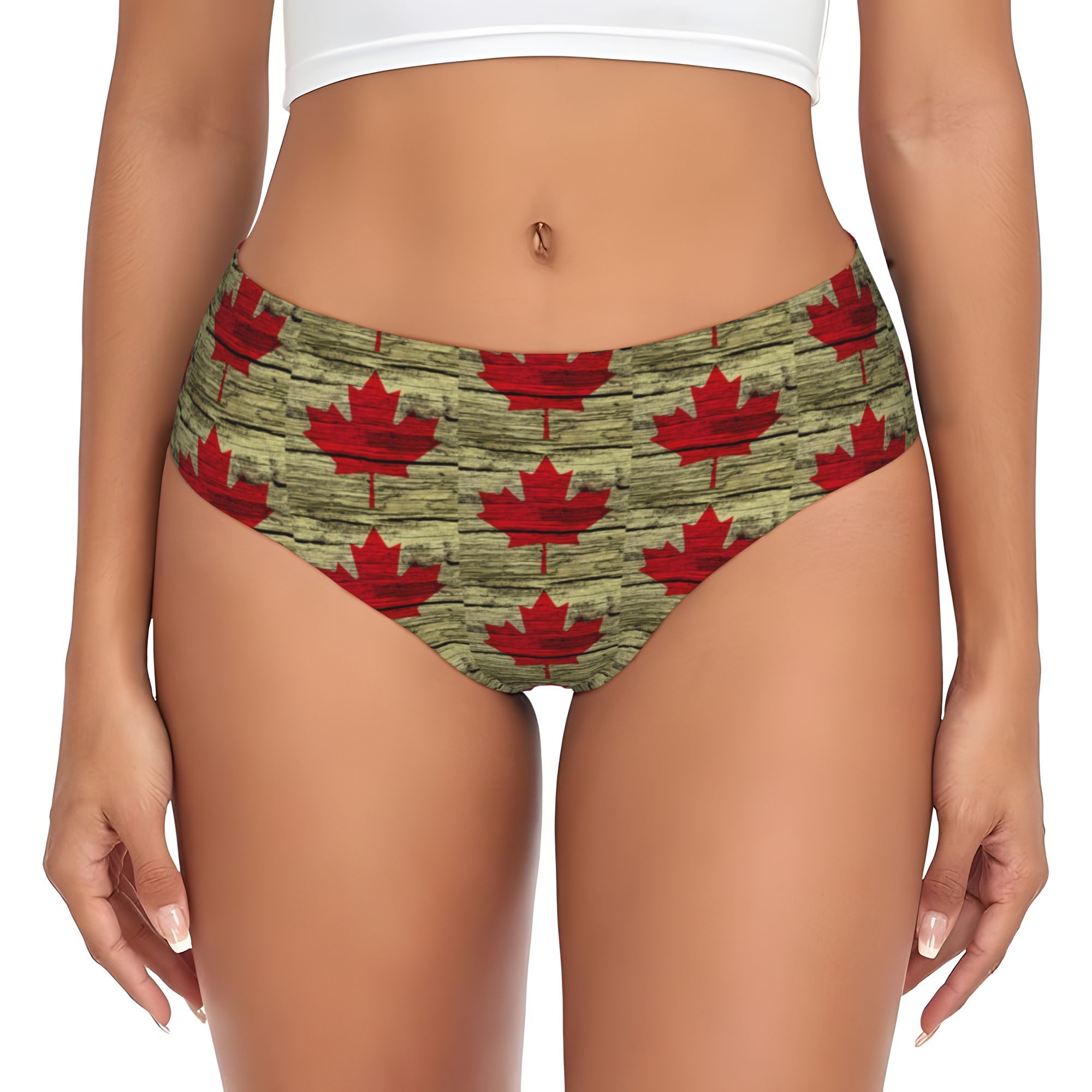 カナダ国旗愛国心ブリーフパンティーレディースコンフォートスト - Home Decor Canada のレビューと価格
