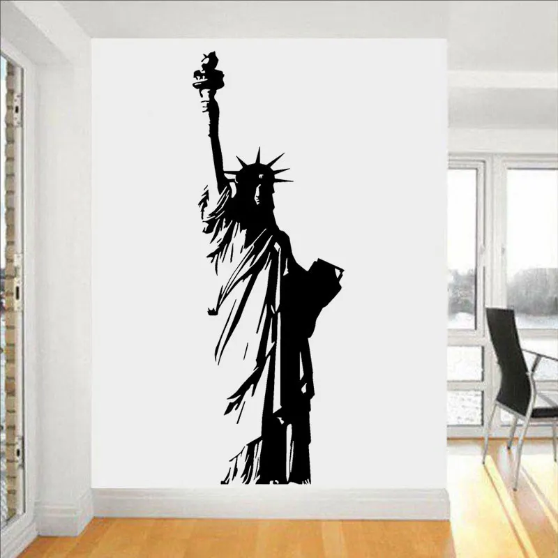 大きなビニールウォールステッカー,ニューヨークの自由の女神, - Home Decor New York のレビューと価格