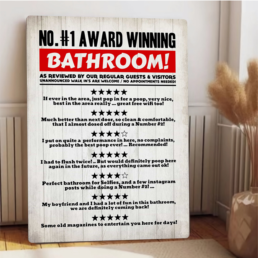 No 1 優勝賞受賞 バスルーム 面白いゲストレビュー メタ - Review Home Decor のレビューと価格